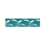 Surfing Wave Pattern Print Bed Runner