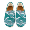Surfing Wave Pattern Print Casual Shoes