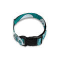 Surfing Wave Pattern Print Dog Collar