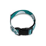 Surfing Wave Pattern Print Dog Collar