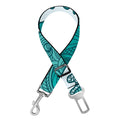 Surfing Wave Pattern Print Dog Seat Belt