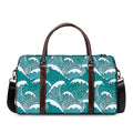 Surfing Wave Pattern Print Duffel Bag