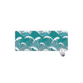 Surfing Wave Pattern Print Extended Mouse Pad