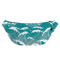 Surfing Wave Pattern Print Fanny Pack
