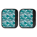 Surfing Wave Pattern Print Handle Covers