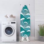 Surfing Wave Pattern Print Ironing Board Cover
