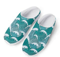 Surfing Wave Pattern Print Mesh Casual Shoes