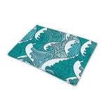 Surfing Wave Pattern Print Pet Cooling Mat Cover
