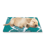 Surfing Wave Pattern Print Pet Cooling Mat Cover