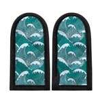 Surfing Wave Pattern Print Skillet Handle Cover