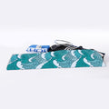 Surfing Wave Pattern Print Sports Towel
