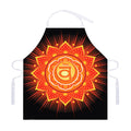 Swadhisthana Chakra Mandala Print Adjustable Apron