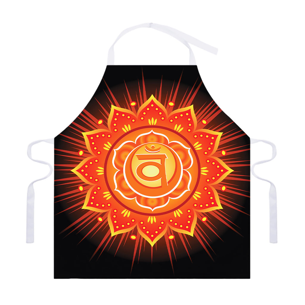 Swadhisthana Chakra Mandala Print Adjustable Apron