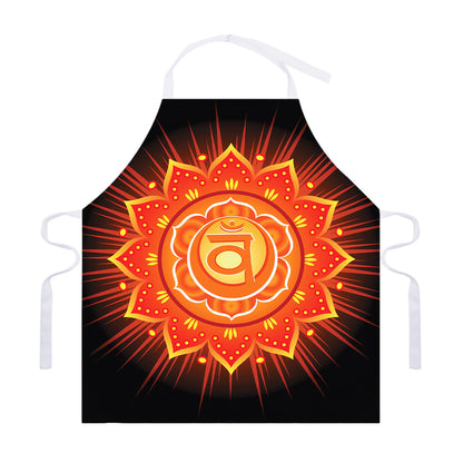Swadhisthana Chakra Mandala Print Adjustable Apron