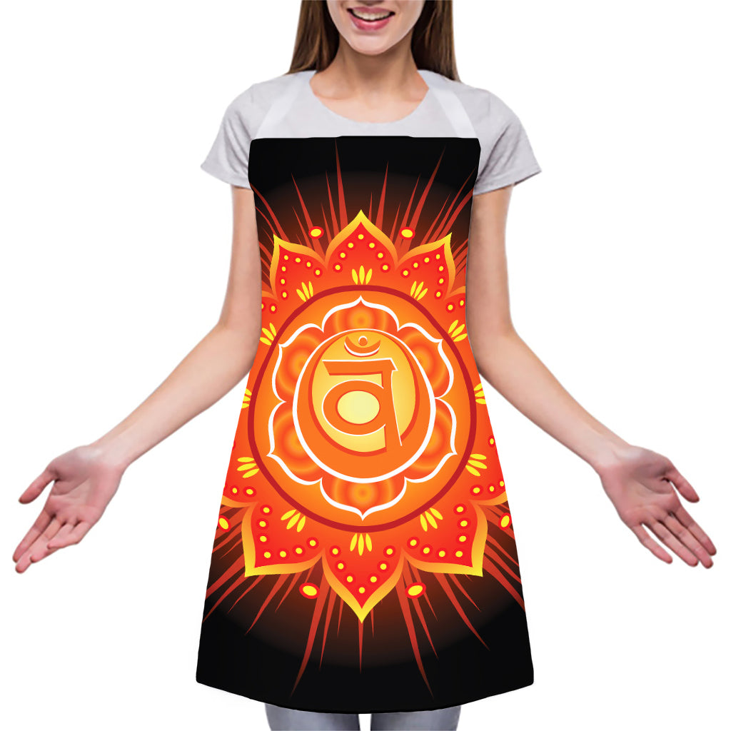 Swadhisthana Chakra Mandala Print Adjustable Apron