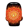 Swadhisthana Chakra Mandala Print Baby Seat Cover