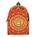 Swadhisthana Chakra Mandala Print School Backpack
