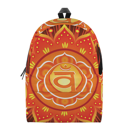 Swadhisthana Chakra Mandala Print Backpack