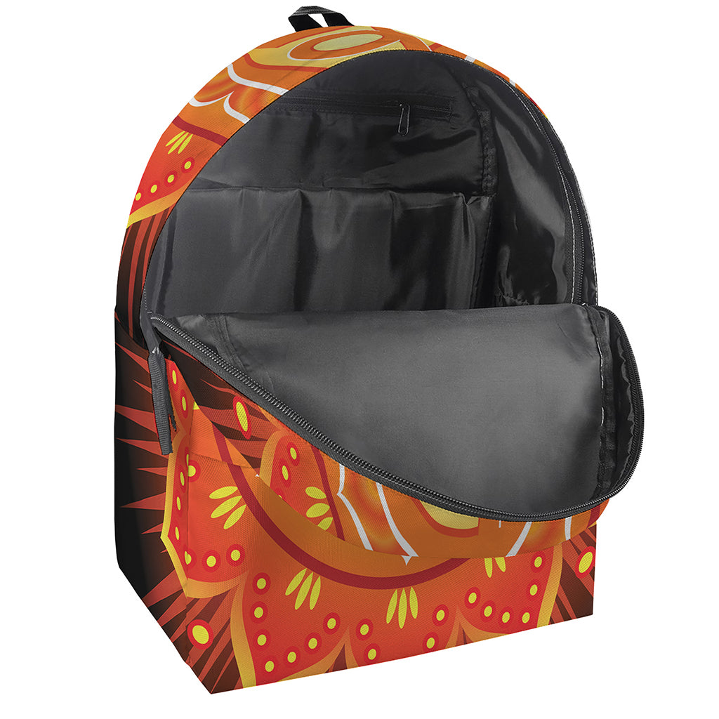 Swadhisthana Chakra Mandala Print Backpack