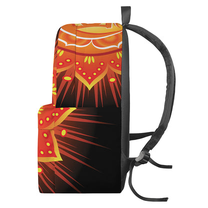 Swadhisthana Chakra Mandala Print Backpack