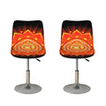 Swadhisthana Chakra Mandala Print Bar Stool Covers