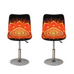 Swadhisthana Chakra Mandala Print Bar Stool Covers