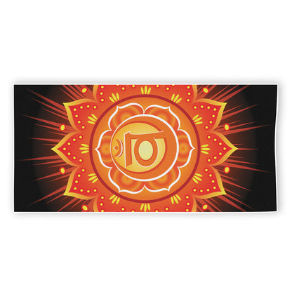 Swadhisthana Chakra Mandala Print Beach Towel