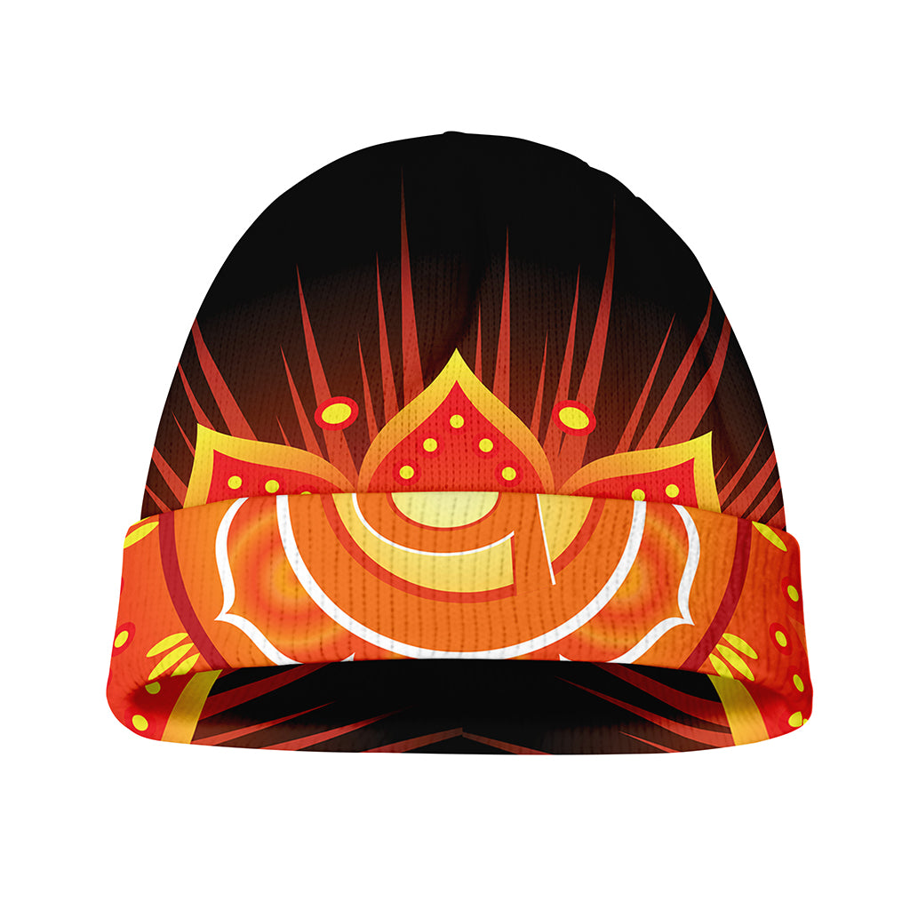Swadhisthana Chakra Mandala Print Beanie