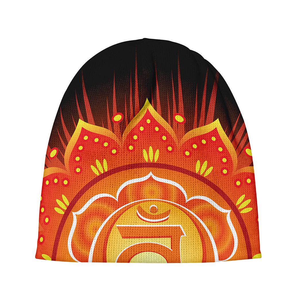 Swadhisthana Chakra Mandala Print Beanie