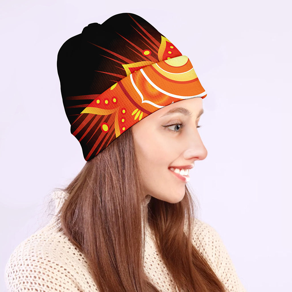 Swadhisthana Chakra Mandala Print Beanie