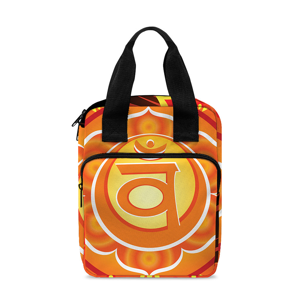 Swadhisthana Chakra Mandala Print Bible Tote Bag