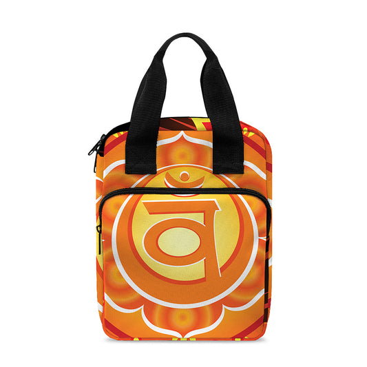 Swadhisthana Chakra Mandala Print Bible Tote Bag