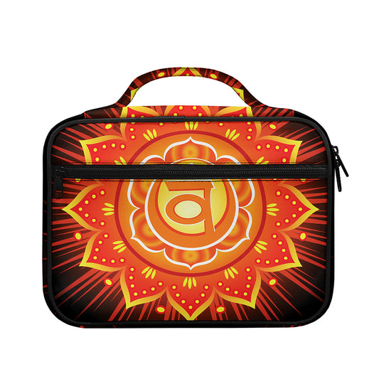Swadhisthana Chakra Mandala Print Briefcase Bible Bag