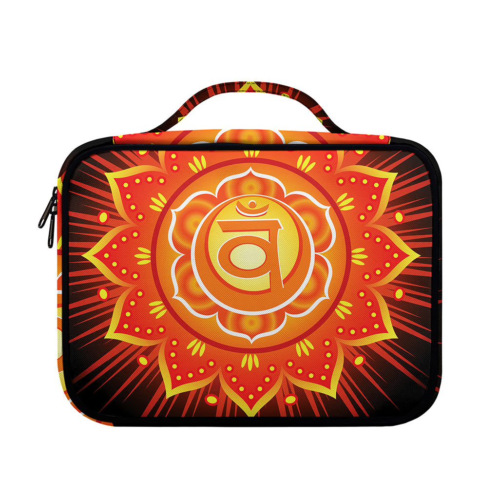 Swadhisthana Chakra Mandala Print Briefcase Bible Bag