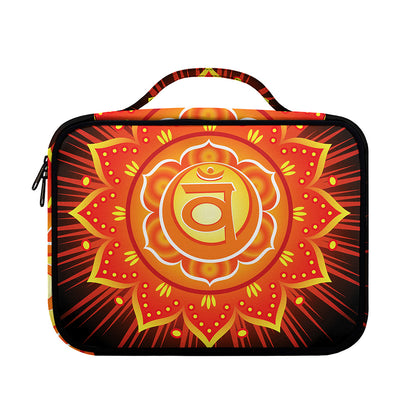 Swadhisthana Chakra Mandala Print Briefcase Bible Bag