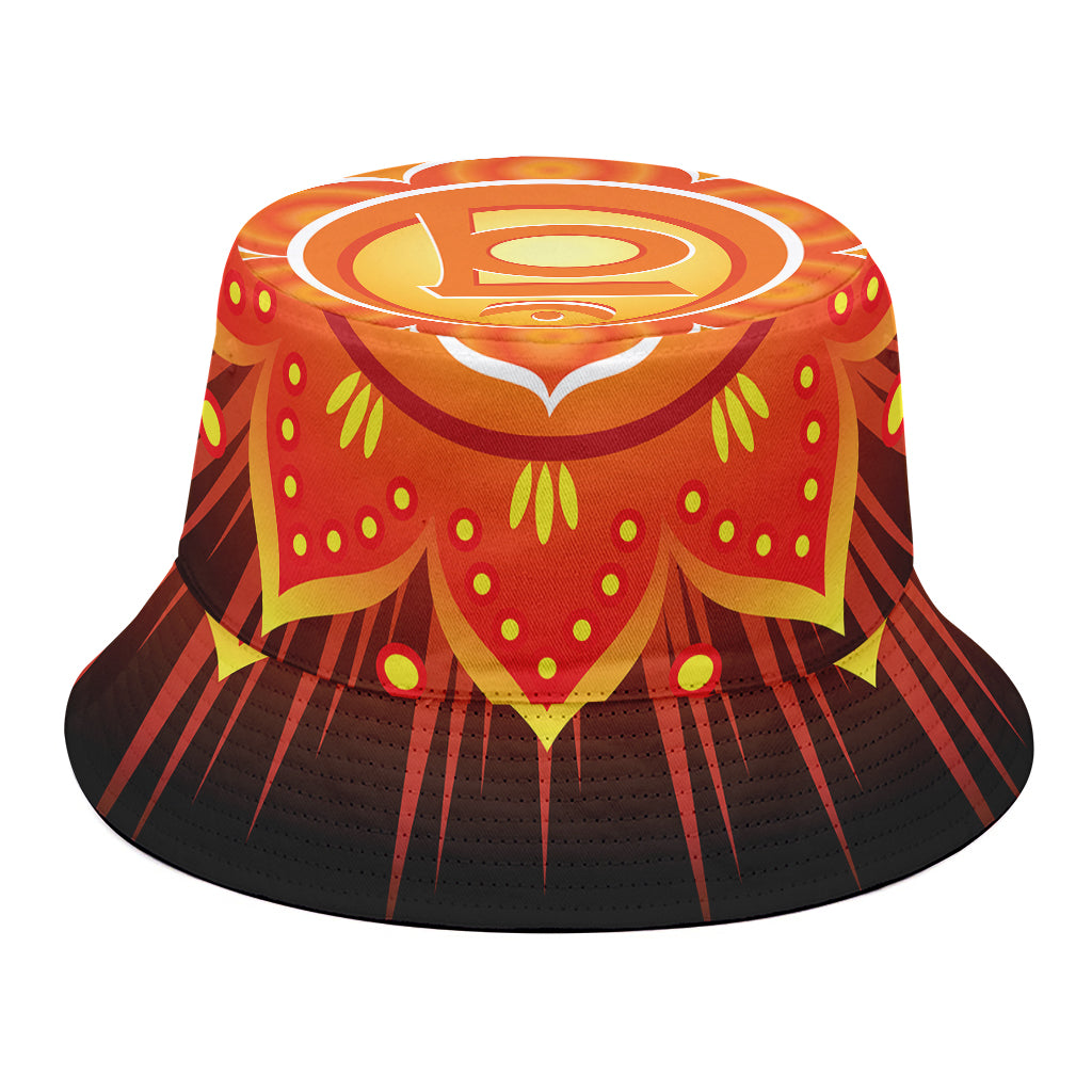 Swadhisthana Chakra Mandala Print Bucket Hat