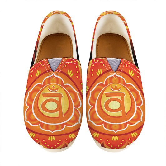 Swadhisthana Chakra Mandala Print Casual Shoes