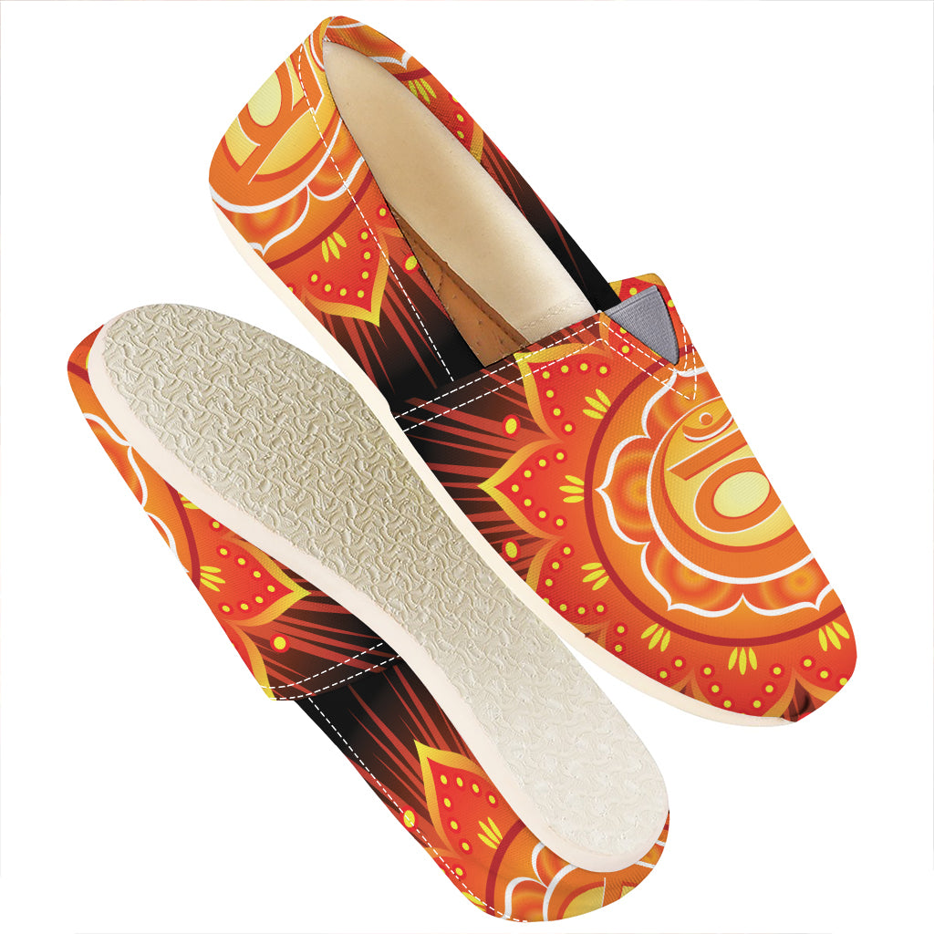 Swadhisthana Chakra Mandala Print Casual Shoes
