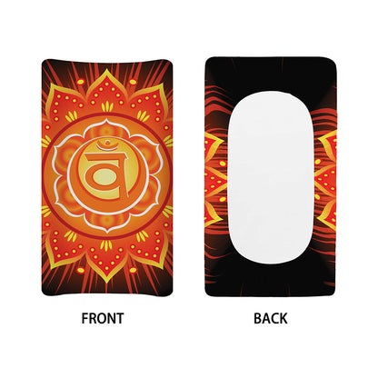 Swadhisthana Chakra Mandala Print Changing Pad Cover