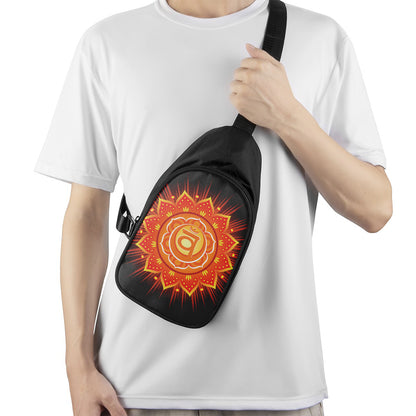 Swadhisthana Chakra Mandala Print Chest Bag