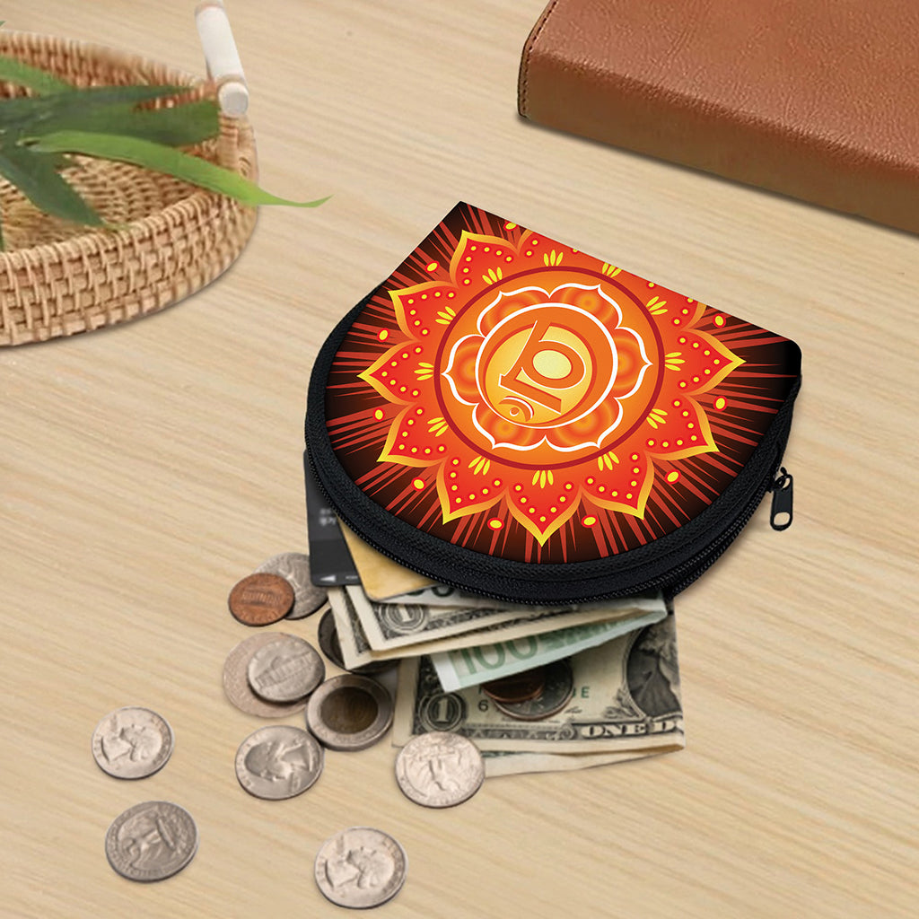 Swadhisthana Chakra Mandala Print Coin Purse