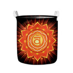 Swadhisthana Chakra Mandala Print Collapsible Laundry Basket