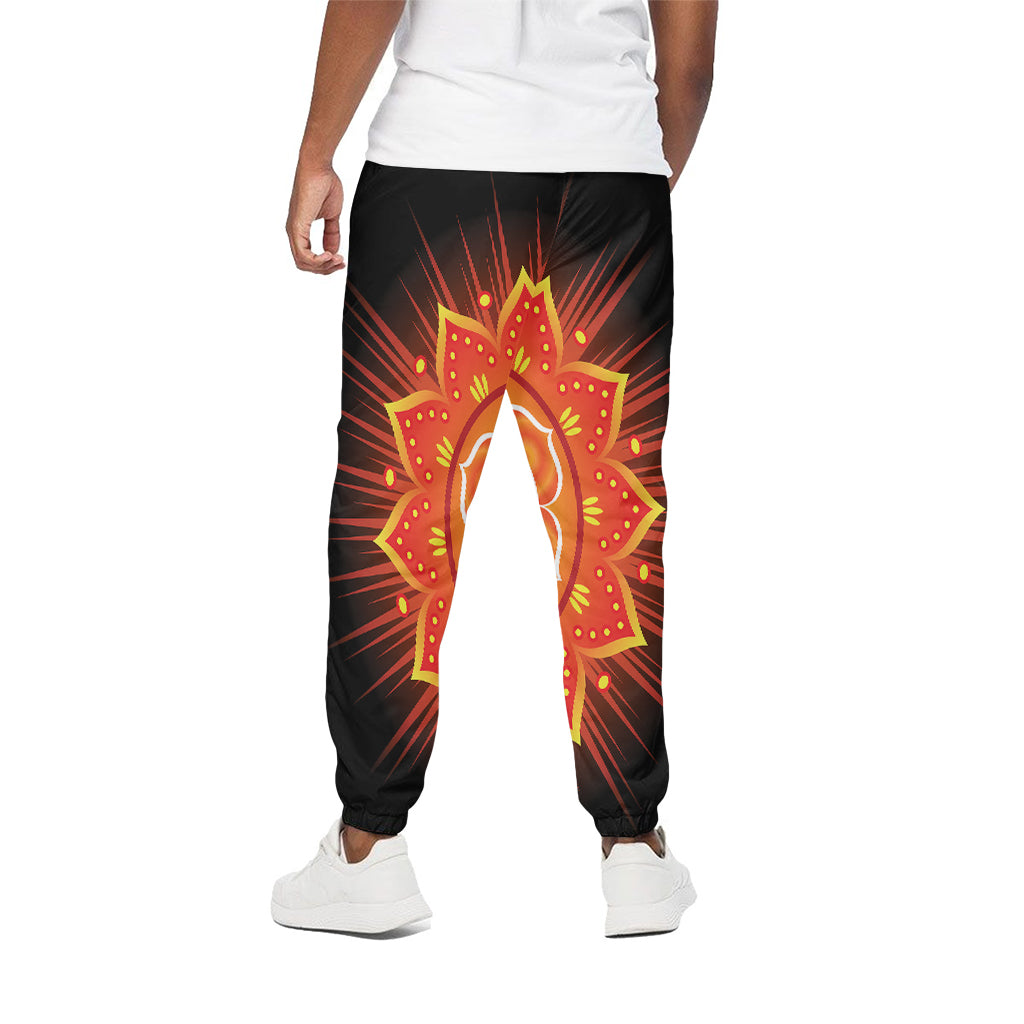 Swadhisthana Chakra Mandala Print Cotton Pants