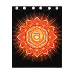 Swadhisthana Chakra Mandala Print Curtain
