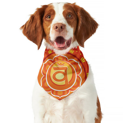 Swadhisthana Chakra Mandala Print Dog Bandana