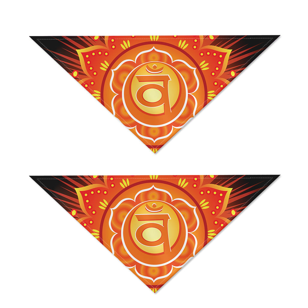 Swadhisthana Chakra Mandala Print Dog Bandana