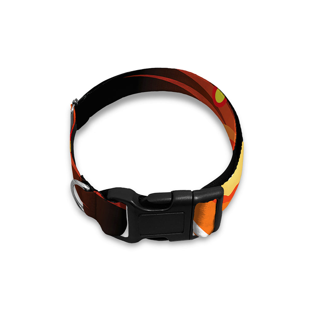 Swadhisthana Chakra Mandala Print Dog Collar