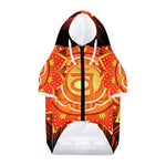 Swadhisthana Chakra Mandala Print Dog Zip Up Hoodie