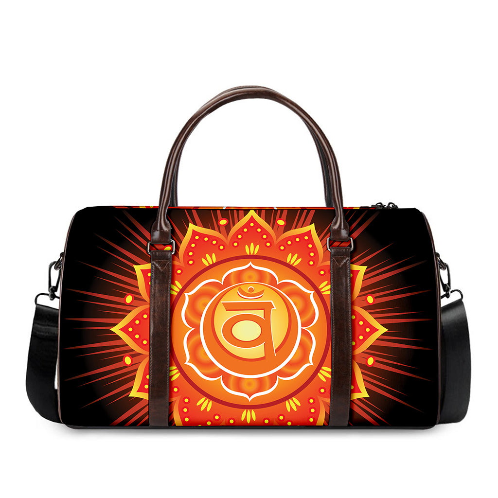 Swadhisthana Chakra Mandala Print Duffle Bag