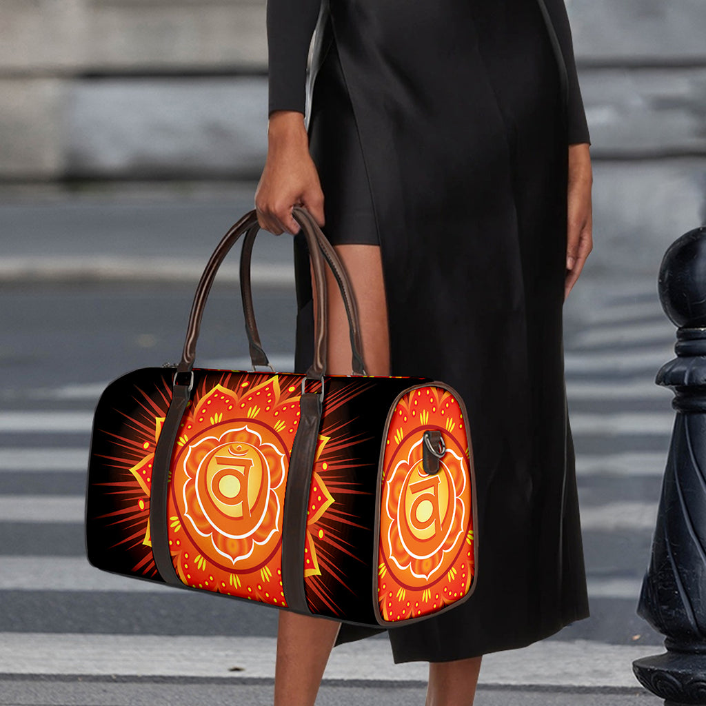 Swadhisthana Chakra Mandala Print Duffle Bag